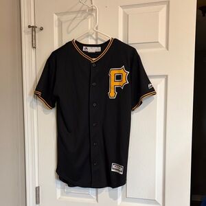 Majestic Black Jersey with Yellow Accents